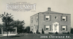 Portrait of the "prize" house shown and then given away at the 1935 Greater Cleveland Small Home Show soon after it was re-erected by Bogner Construction in Wooster, Ohio in 1935.