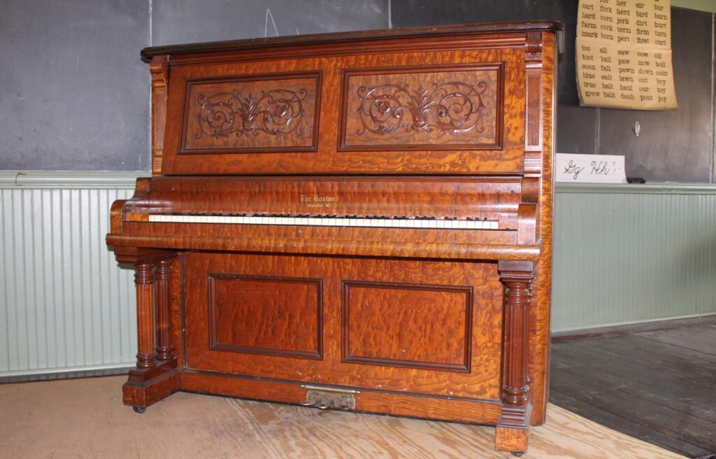 The historical society's Boston piano